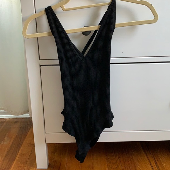V cut open back bodysuit - Picture 1 of 2